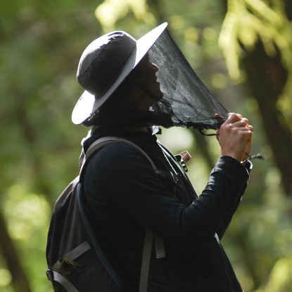 Lifeventure Pop-Up Mosquito Headnet Hat skrybėlė su tinkleliu nuo uodų ir mašalų