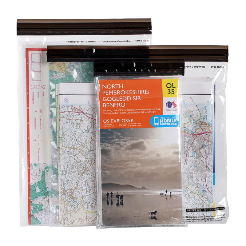 Lifesystems Waterproof Map Case – vandeniui atsparus žemėlapių dėklas