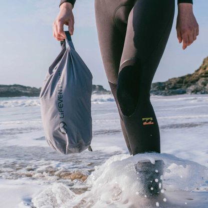 Lifeventure Stormlight Dry Bag 5L Grey – Ultralight Waterproof Dry Bag