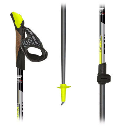 Fizan Carbon Pro anglies pluošto šiaurietiško ėjimo lazdos