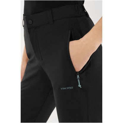 Viking Rago Lady Black – Women's Lightweight Trekking Pants with UPF 50+