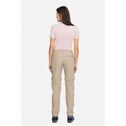 Viking Rocklyn 2 in 1 Lady Beige – moteriškos turistinės kelnės-šortai 2 viename