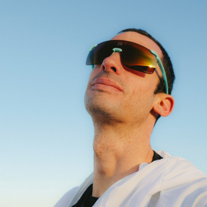 Julbo Faster L Kilian Jornet matt light blue R 0-3 fotochrominiai saulės akiniai