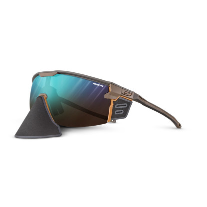 Julbo Ultimate Cover Matt Brown/Orange REACTIV 2–4 – fotochrominiai kalnų ir alpinizmo akiniai