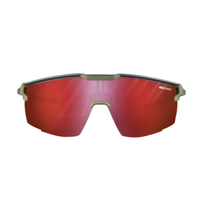 Julbo Ultimate Dark Grey / Army Green REACTIV 0-3 High Contrast fotochrominiai sportiniai akiniai – J5464145