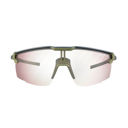 Julbo Ultimate Dark Grey / Army Green REACTIV 0-3 High Contrast Photochromic Sports Sunglasses – J5464145