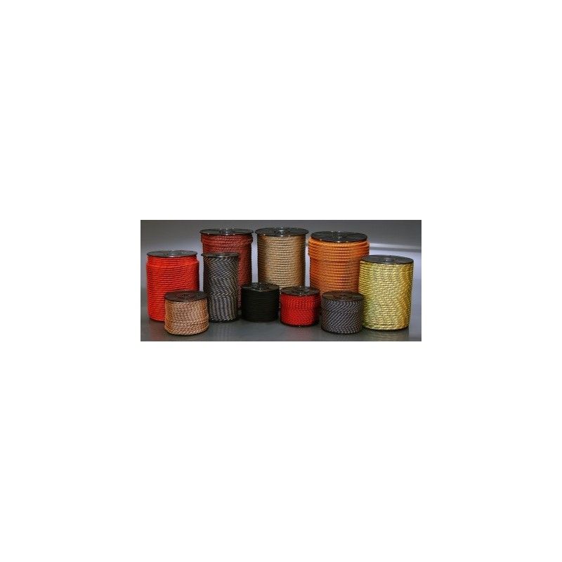 Pagalbinė poliamidinė virvelė Gilmonte PAD 2 mm / 3 mm Juoda