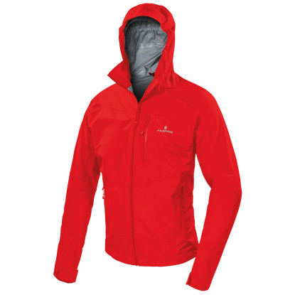 Ferrino Acadia Jacket Man Black / Light Red – Men's Waterproof Hardshell Jacket