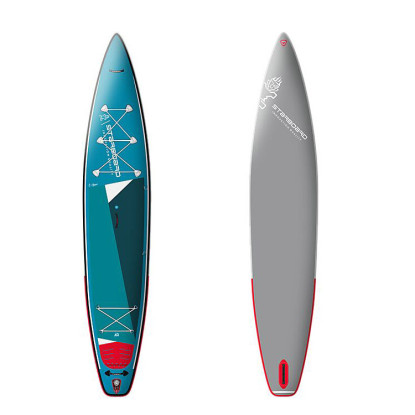 Pripučiama SUP lenta Starboard Touring L 14'0" x 32" Zen Roll SC su irklu