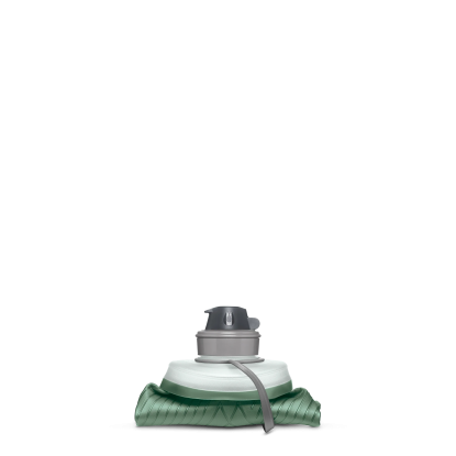 HydraPak Flux 1L Collapsible Water Bottle sage green