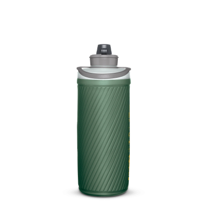 HydraPak Flux 1.5L Collapsible Water Bottle sage green