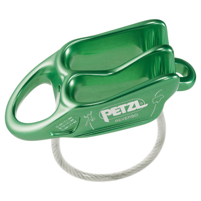Petzl REVERSO  green– universalus saugojimo ir nusileidimo įtaisas