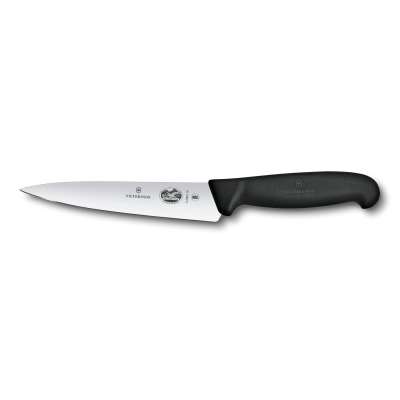 Victorinox Fibrox Chef's Knife 15 cm virtuvinis šefo peilis Black