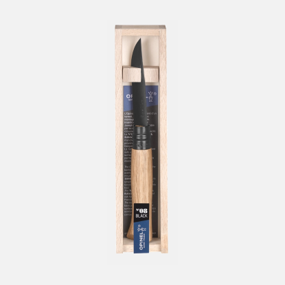Opinel N°08 Black Oak sulankstomas peilis