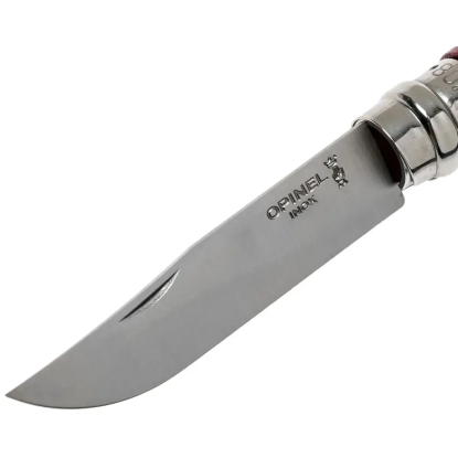 Opinel Trekking N°08 Inox Folding Knife – Burgundy