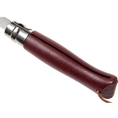 Opinel Trekking N°08 Inox Folding Knife – Burgundy