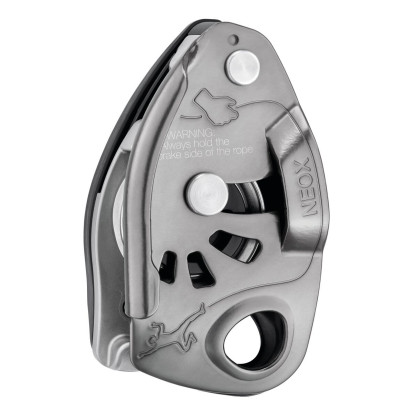 Petzl NEOX saugos įrenginys su kumštelio blokavimu
