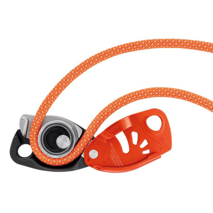Petzl NEOX saugos įrenginys su kumštelio blokavimu