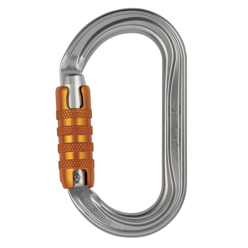 Petzl OK Triact-Lock Lightweight Oval Locking Carabiner