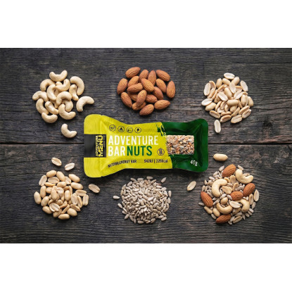 Adventure Menu Adventure Bar Nuts – energinis batonėlis su riešutais, 40 g