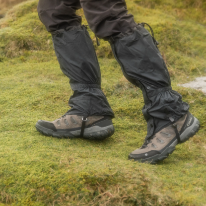 Trekmates Rannoch DRY Waterproof Hiking Gaiters – Black
