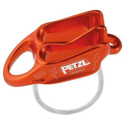 Petzl Reverso orange – Lightweight Belay and Rappel Device