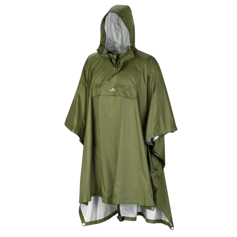 Ferrino Todomodo Ripstop lietaus pončas, olive
