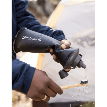 Lifestraw Peak Series Collapsible Squeeze bottle 1000 ml mountain blue