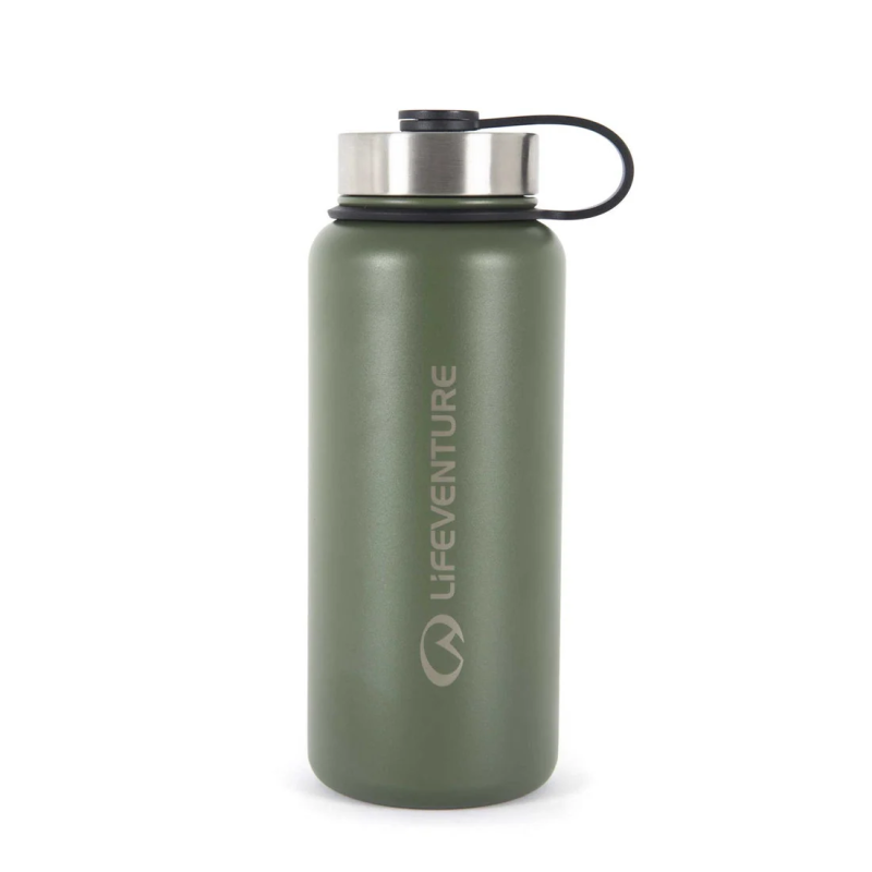 Lifeventure Stainless Steel Flask 1000 ml, khaki