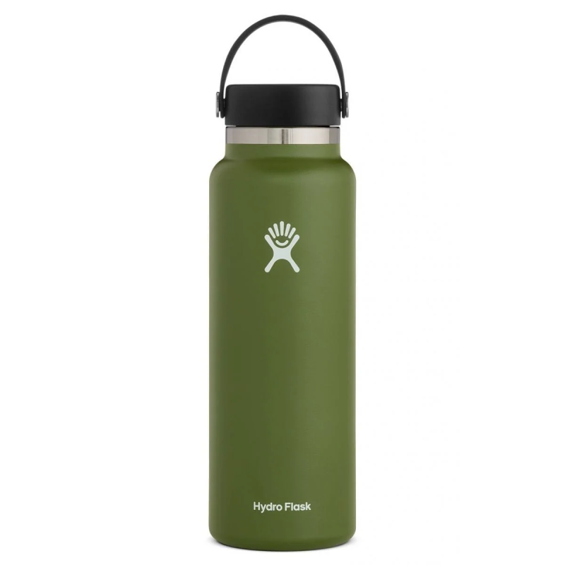 Hydro Flask Wide Mouth Flex Cap 1180 ml, Olive termosinė gertuvė
