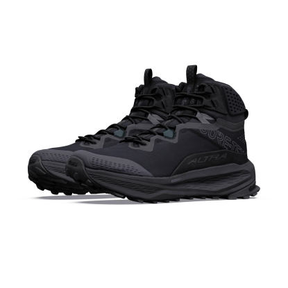 Altra Olympus 7 Mid GTX vyriški žygio batai, Black/Dark Shadow/Black