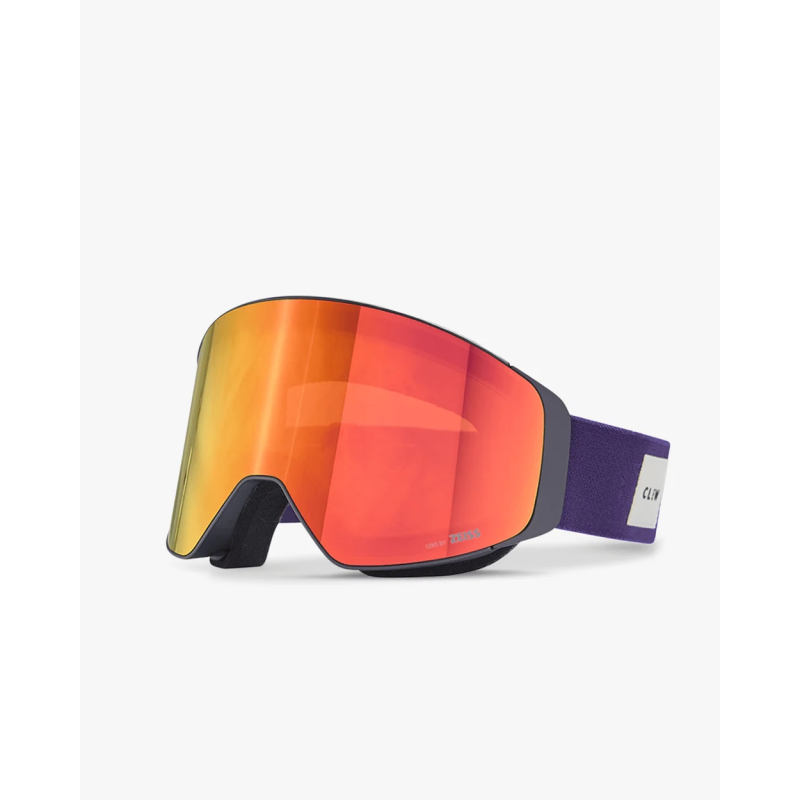 CLEW Magnetic Goggle Ski and Snowboard Goggles, Purple