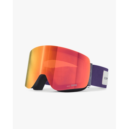 CLEW Magnetic Goggle Slim slidinėjimo ir snieglenčių akiniai, Purple