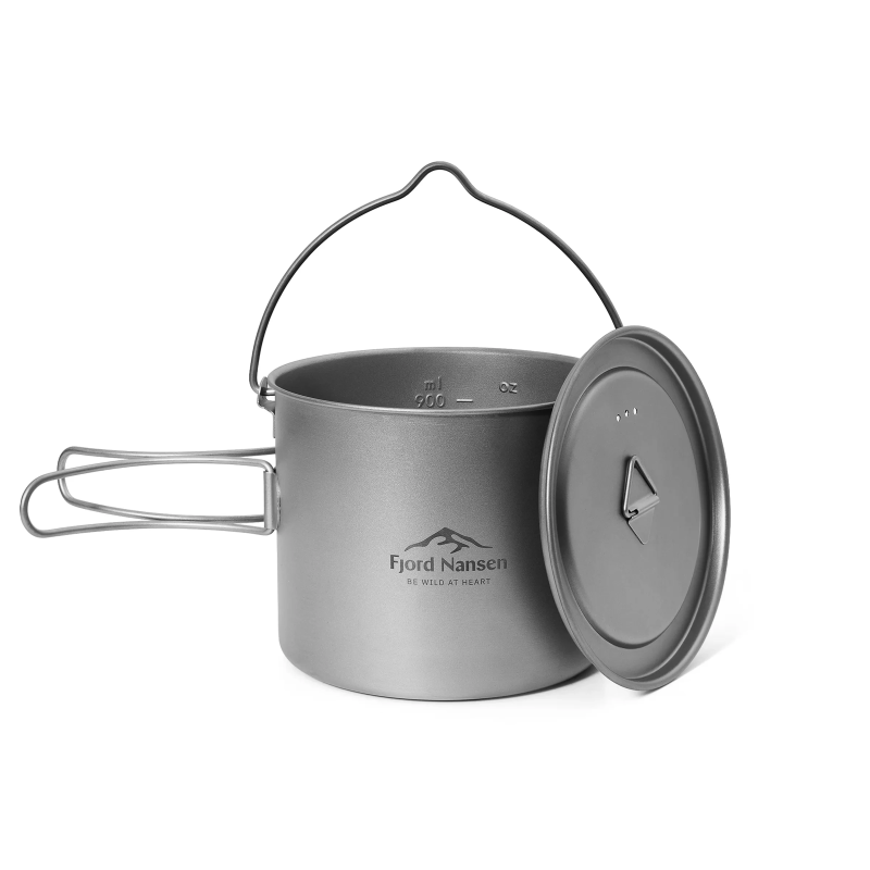 Fjord Nansen Jacon Titanium Pot 1100 ml titaninis turistinis puodas