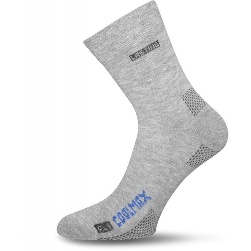 Lasting OLI 800 Grey Trekking Socks with COOLMAX®